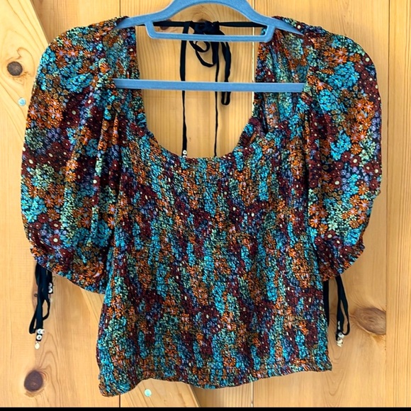 NWT Free people floral top. Size S - Picture 10 of 12